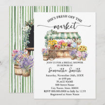 Fresh Off the Market Floral Bridal Shower