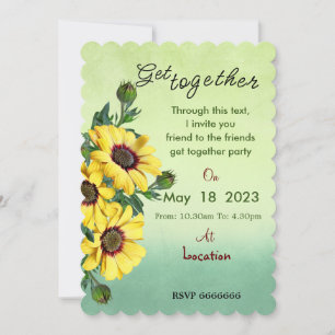 Invitation Friends get together