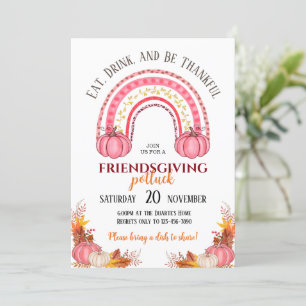 Invitation Friendsgiving Potluck