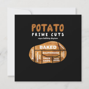 Invitation Fries Funny Puns Foodies Alimentation Amateurs Cad