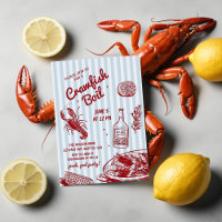 Fruits de mer d'été tirés à la main Crawfish Boil