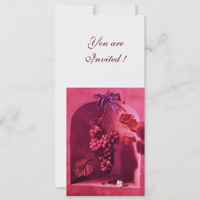 Invitation FRUITS DE SAISON - PROSPÉRITÉ, glace blanche rouge (Devant)