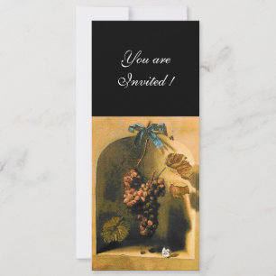 Invitation FRUITS DE SAISON - PROSPÉRITÉ, vert brun