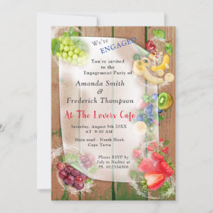 Invitation Fruits tropicaux salants