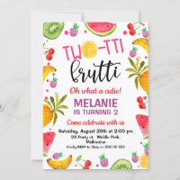 Frutti à deux tti multicolores 2e anniversaire