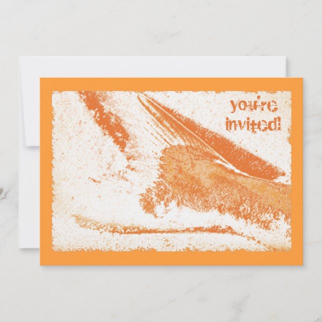 Invitation Fry de poissons à la Beach Party (Devant)