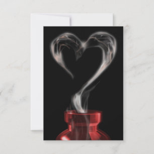 Invitation fumée de potion d'amour