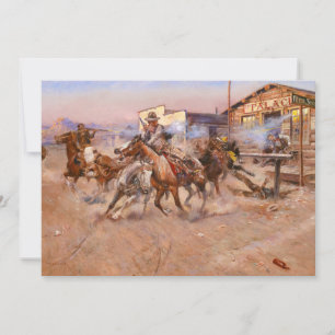 Invitation Fumée d'un. 45, 1908 par Charles Marion Russell
