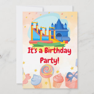 Invitation Fun Bouncy Castle Adventure Park
