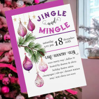 Fun et Festive Jingle et Mingle Pink Party