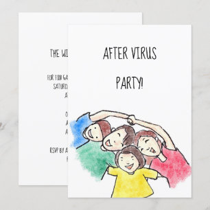 Invitation Fun Family "After Virus" Party