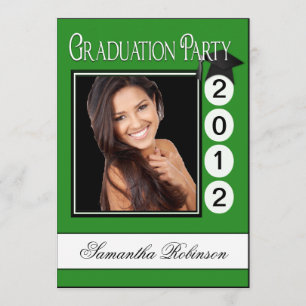 Invitation Fun Graduation Party Photo personnalisée