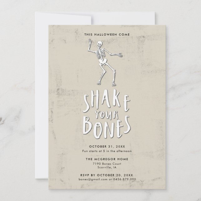 Invitation Fun Halloween (Devant)