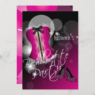 Invitation Fun Hot Pink