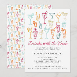 Invitation Fun Main Draktail Fête des mariées Party