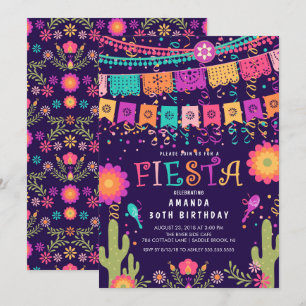 Invitation Fun moderne Faisons la fête d'anniversaire Invitat