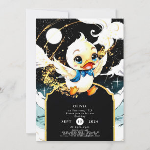 Invitation Fun Simple Canard Anniversaire