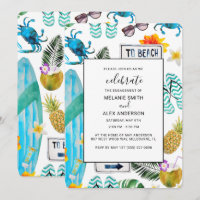 Fun Summer Outdoor BQ Engagement Party