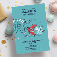 Fun T-Rex Dinosaures Anniversaire de enfant Party