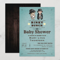 Fun Twins Binky Bunch Baby shower occidental