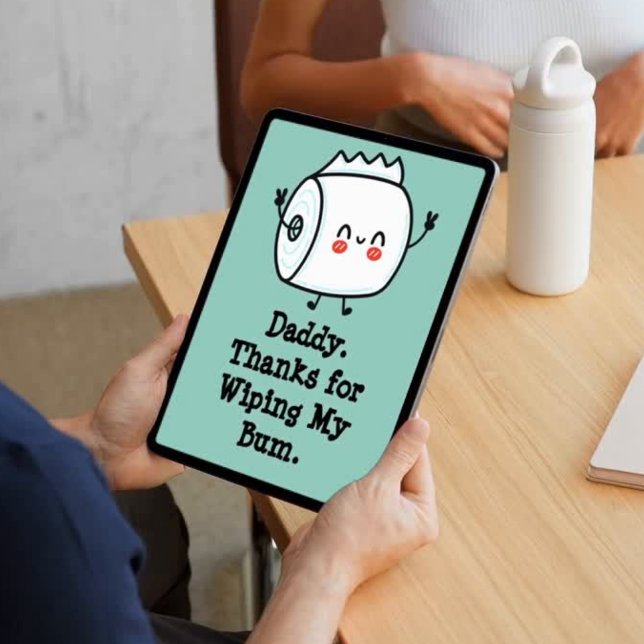 Invitation Funny First Fête des pères Card de Baby (Funny fathers day card,
first fathers day card - Instant Download-)