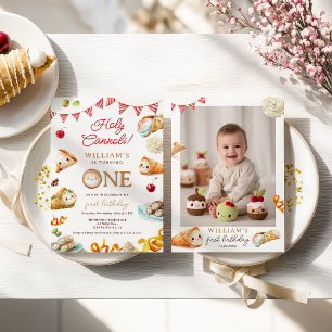 Invitation Funny Holy Cannoli Sweet 1er anniversaire photo