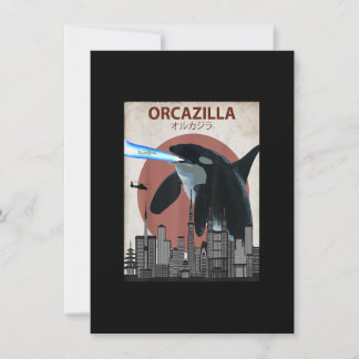 Invitation Funny Killer Whale T-Shirt  Orca Lovers Gift