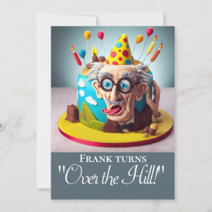 INVITATION FUNNY SUR LA COLLINE FÊTE D'ANNIVERSAIRE