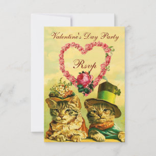 INVITATION FUNNY VALENTINE'S DAVANTAGE CHATS, ROSE ROSE ROSE 