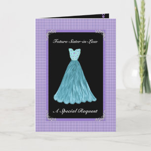 Invitation Futur gendre de belle-soeur - TURQUOISE Gown