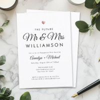 Futur M. et Mme Rose Gold Engagement Party