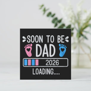 Invitation Futur Papa 2026 Annonce de Grossesse en Attente