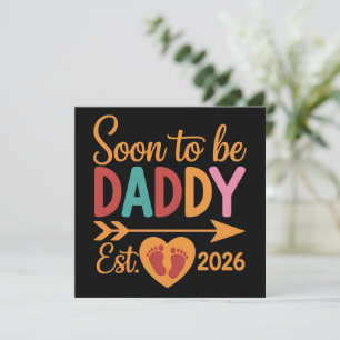 Invitation Futur Papa 2026 Grossesse en cours d'annonce