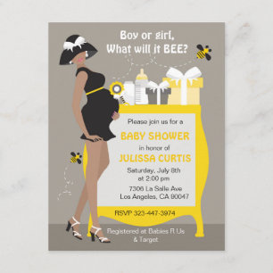 Invitation Gaffez l'abeille que le genre indiquent des