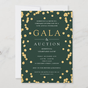 Invitation Gala officiel d'entreprise et vente aux enchères G