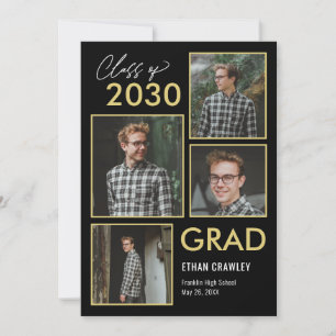 Invitation Galerie stylisée Editable Color Graduation Invitat