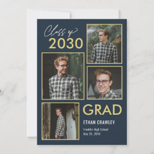 Invitation Galerie stylisée Editable Color Graduation Invitat