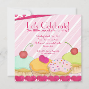 Invitation Galore de gâteaux !Invitation à la fête d'annivers