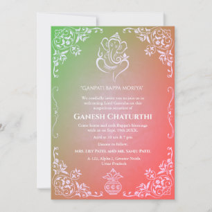 Invitation Ganesh Chaturthi Puja