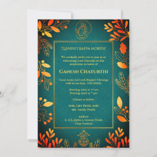 Invitation Ganesh Chaturthi Puja