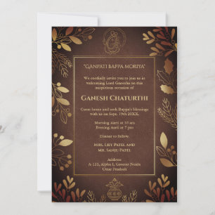 Invitation Ganesh Chaturthi Puja