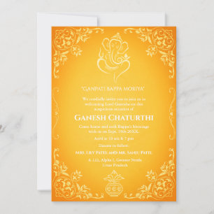 Invitation Ganesh Chaturthi Puja