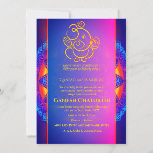 Invitation Ganesh Chaturthi Puja