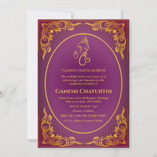 Invitation Ganesh Chaturthi Puja