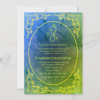 Invitation Ganesh Chaturthi Puja