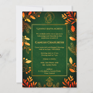 Invitation Ganesh Chaturthi Puja