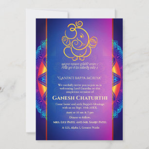 Invitation Ganesh Chaturthi Puja