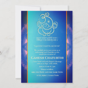Invitation Ganesh Chaturthi Puja