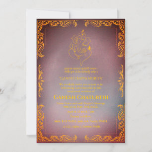 Invitation Ganesh Chaturthi Puja