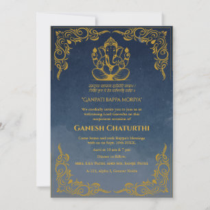 Invitation Ganesh Chaturthi Puja
